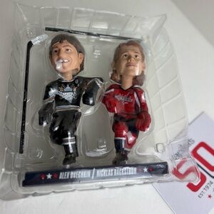 Alex Ovechkin Nicklas Backstrom Bobblehead Washington Capitals 50th Anniversary